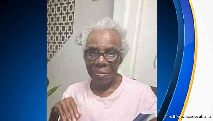 Baltimore Police Looking For Missing 86-Year-Old Woman