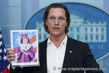 Actor Matthew McConaughey appears at White House, calls for gun legislation – Maple Ridge News - Maple Ridge News