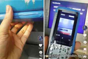 TikTok goes viral of phone filming Greenwich cash machine