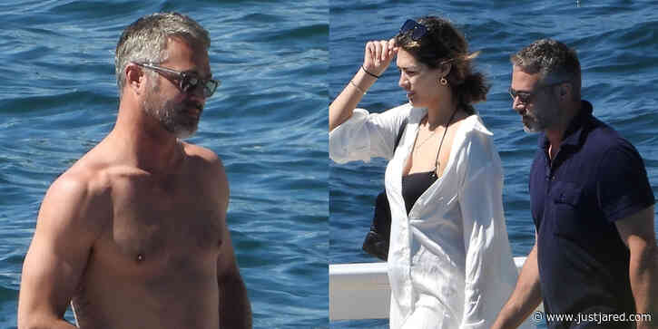 Taylor Kinney Enjoys a Relaxing Day at Lake Como with Girlfriend Ashley Cruger