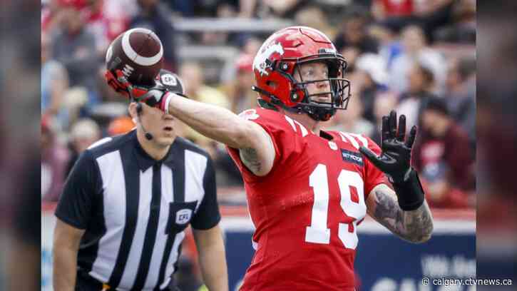 Calgary QB Bo Levi Mitchell optimistic about shoulder, Stampeders in 2022