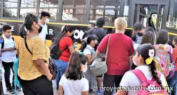 Estudiantes de la primaria Leona Vicario en Hermosillo regresan a clases presenciales en tres planteles diferentes - Proyecto Puente