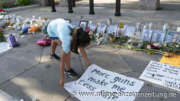 Mehr als 130 Menschen wurden in den USA am letzten Maiwochenende durch Waffen getötet