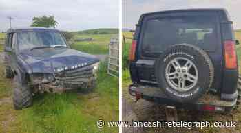 Ribble Valley: Land Rover badly damaged by thieves and then stolen again