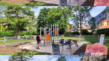 Parco Belvedere, arrivano nuovi giochi per i bambini: posa in corso - LeccoToday