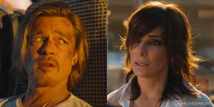 Brad Pitt & Sandra Bullock Reunite in the Latest Trailer for 'Bullet Train' - Watch Here