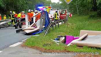 Schwerer Unfall im Kreis Gifhorn – Anhänger schleudert gegen Auto
