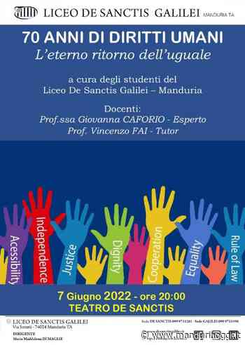 MANDURIA - Ritornano da stasera gli spettacoli teatrale prodotti del liceo 'De Sanctis-Galilei' - ManduriaOggi