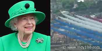 Viewers think they spotted a UFO during the Queen's Jubilee celebrations - indy100