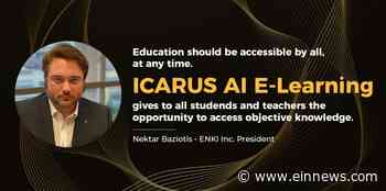 Interview With Santa Monica-Based AI Entrepreneur Nektar Baziotis - Icarus AI E-Learning - EIN News