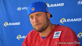 Stafford says he will be ready to throw at camp