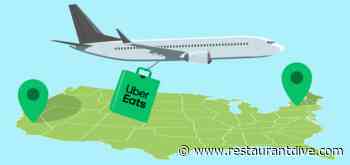 Uber Eats debuts nationwide food shipping - Restaurant Dive