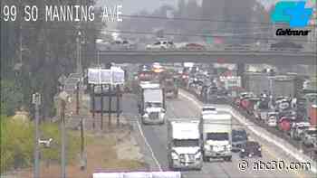 1 hospitalized, part of Highway 99 in Fresno shut down after major crash