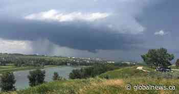 Severe thunderstorm watches, warnings hits much of Alberta Wednesday afternoon