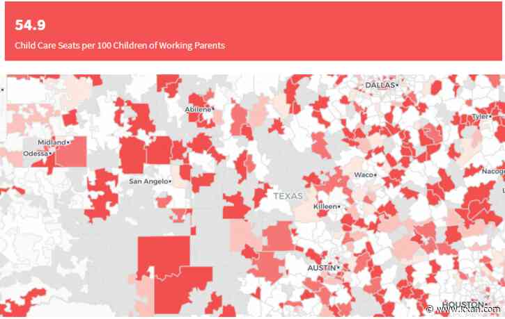 Texas nonprofit releases new maps show 'Child care deserts' in state