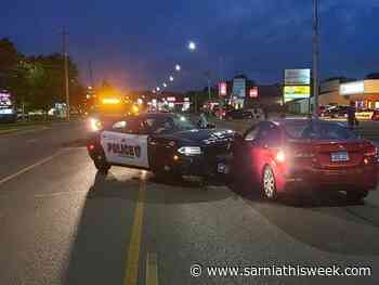 Charges laid after vehicle collides with Sarnia police cruiser | Sarnia & Lambton County This Week - Sarnia and Lambton County This Week