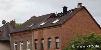 Unwetter in Euskirchen: Dachstuhl nach Blitzeinschlag in Flammen - Kölner Stadt-Anzeiger