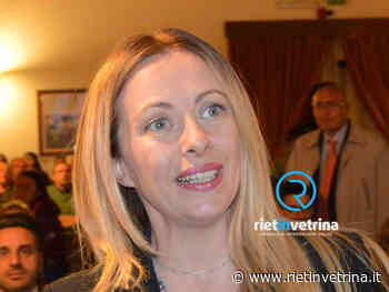 Giorgia Meloni a Rieti, venerdì 10 giugno - Rietinvetrina