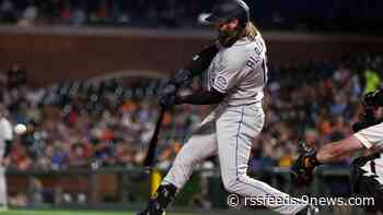 Blackmon's pinch-hit HR boosts Rockies past Giants 5-3