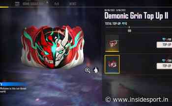 Free Fire Max Demonic Grin Top-up II: Get a loot box & more - InsideSport