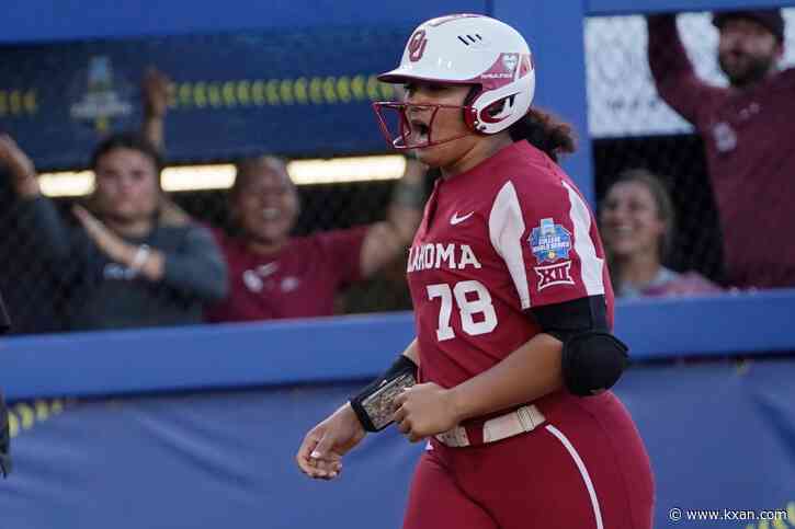 Oklahoma routs Texas 16-1 in WCWS championship series opener