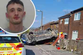 Dangerous Bolton driver jailed after Mercedes lands upside down on parked car - The Bolton News