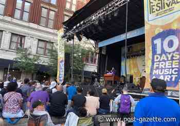 New Three Rivers Arts Festival location gets positive reviews from some of the musicians - Pittsburgh Post-Gazette