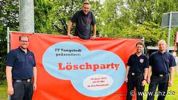 Löschparty: Feuerwehr Tangstedt stimmt sich auf Lumpenball-Revival ein - shz.de