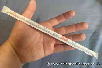 McDonald’s straw listed for sale on eBay by Sidcup seller