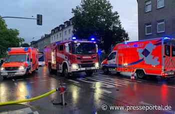 FW Witten: Wohnungsbrand in der Innenstadt, ein Verletzter