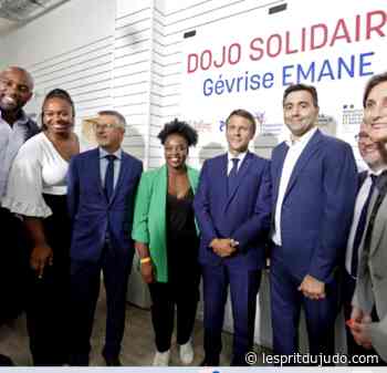 Inauguration du dojo de Clichy-sous-Bois en présence du Président de la République - L'Esprit du Judo