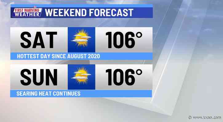 Triple digits to add up as heat builds this weekend
