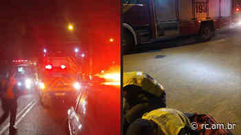 Acidente entre carro e moto deixa dois hospitalizados em Brusque - Rádio Cidade