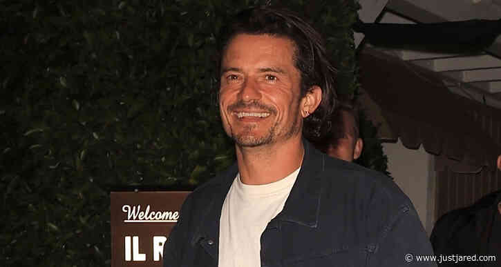 Orlando Bloom is All Smiles During Night Out with Friends in Santa Monica