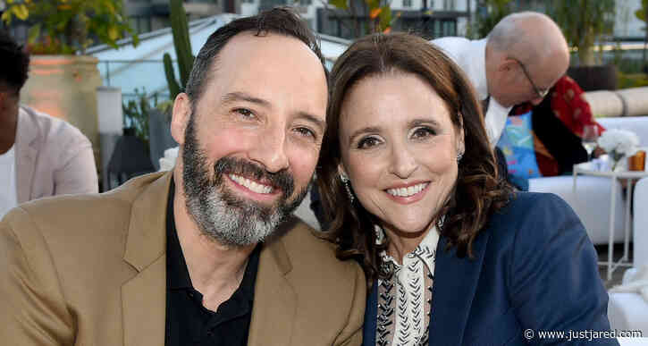 Julia Louis-Dreyfus Reunites with 'Veep' Co-Star Tony Hale at NRDC's Night of Comedy Benefit