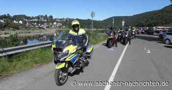 Poli-Tour: Motorradfahrer lernen die besonderen Gefahren der Eifel kennen