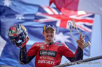 Ducati saluta Miller: "Insieme, 5 splendide stagioni"