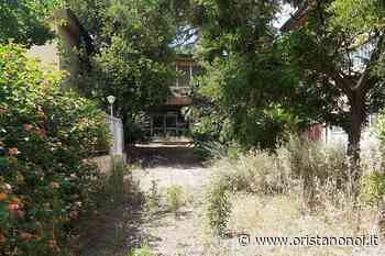 Il cortile dell'ex istituto Deledda abbandonato e con l'erba alta. L'ex preside protesta - Oristano Noi