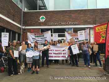Protest against Beddington incinerator as facility applies to build new diesel tank