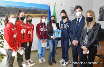 Le 'farfalle' della Ginnastica Fabriano ricevute dal governatore Acquaroli - Cronache Ancona