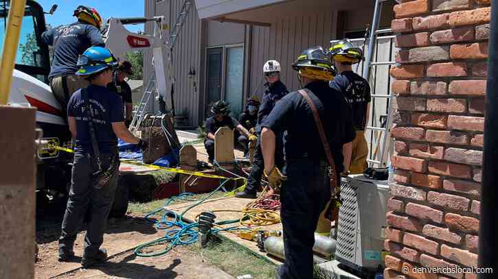 1 Person Trapped, Hospitalized After 12-Foot Trench Collapses