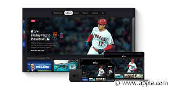 Apple and Major League Baseball announce July “Friday Night Baseball” schedule