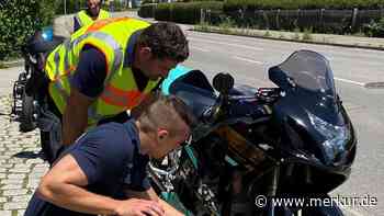 Profis der Polizei checken in Gauting 140 Motorräder - Merkur.de