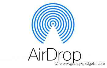 Send files on Mac using Apple AirDrop