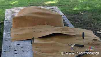 Cultural birch bark canoe being built in Mattawa - iHeartRadio.ca