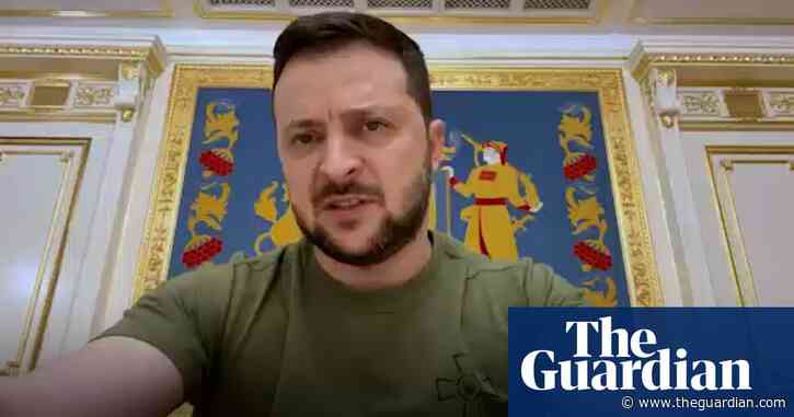 Russian invasion is ‘Covid-22’ and arms are a vaccine, says Volodymyr Zelenskiy