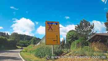 Bundesstraße dicht - Fahrer werden von Sperrung bei Calw überrascht - Schwarzwälder Bote