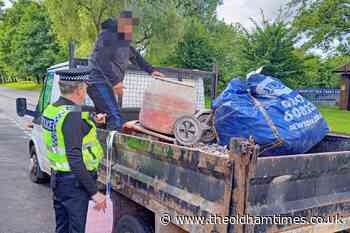 Driver handed ticket in Oldham after 'cement mixer spotted rolling around in back' of truck - The Oldham Times