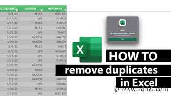 How to remove duplicates in Excel