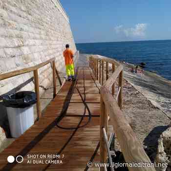 Trani, ripristinati i paletti sulla strada per Bisceglie. Pulizia in corso anche al monastero di Colonna - ilgiornaleditrani - Radio Bombo
